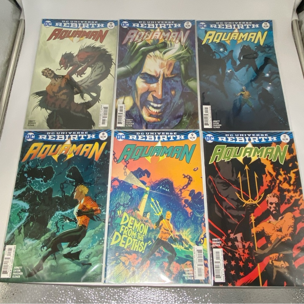 AQUAMAN DC REBIRTH Comic Books (6)